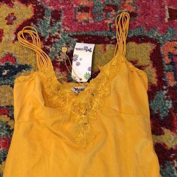 NWT Show Me Your Mumu - Yellow Slip Dress - XS - Picture 3 of 16